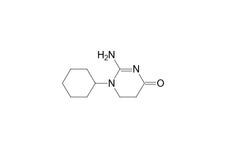 4(1H)-Pyrimidinone, 2-amino-1-cyclohexyl-5,6-dihydro-