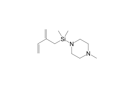 4-[Dimethyl(2-methylenebut-3-en-1-yl)silyl]-4-methylpiperazine