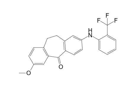 2-(2-Trifluormethylanilino)-7-methoxydibenzosuberone