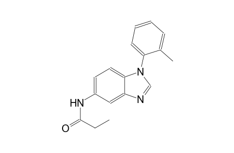 N-[1-(2-methylphenyl)-1H-benzimidazol-5-yl]propanamide