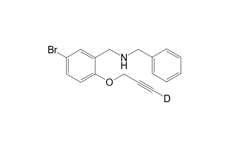 N-benzyl-1-(5-bromo-2-((prop-2-yn-1-yl-3-d)oxy)phenyl)methanamine
