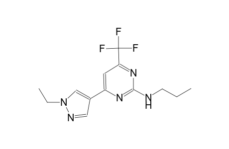 2-pyrimidinamine, 4-(1-ethyl-1H-pyrazol-4-yl)-N-propyl-6-(trifluoromethyl)-