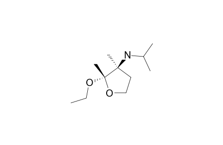 TRANS-3-(N-ISOPROPYLAMINO)-2,3-DIMETHYL-2-ETHOXYOXOLANE