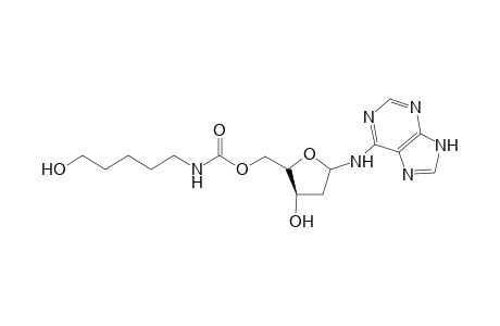 5-O-[N-(Hydroxypentyl)carbamoyl]-1-(2-deoxy-.beta.,D-ribofuranosyl)adenine