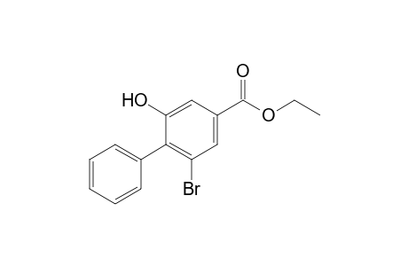 3-Bromo-5-hydroxy-4-phenyl-benzoic acid ethyl ester