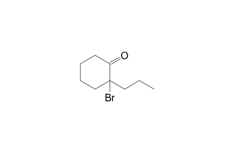 2-Bromanyl-2-propyl-cyclohexan-1-one