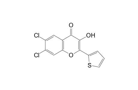 6,7-dichloro-3-hydroxy-2-(2-thienyl)chromone