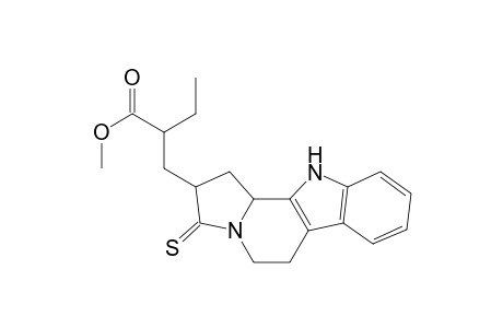 1H-Indolizino[8,7-b]indole-2-propanoic acid, .alpha.-ethyl-2,3,5,6,11,11b-hexahydro-3-thioxo-, methyl ester