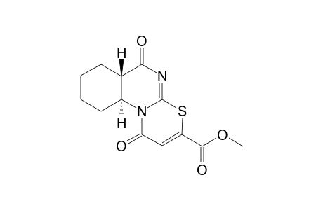 trans-3-(Methoxycarbonyl)-7,8-tetramethylene-7,8-dihydro[1,3]thiazino[3,2-a]pyrimidine-1,6(1H,6H)-dione