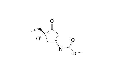 (5R)-5-HYDROXY-3-[(METHOXY-CARBONYL)-AMINO]-5-VINYL-2-CYCLOPENTEN-1-ONE