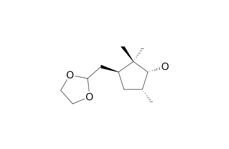 (1R,3S,4S)-2-((3-HYDROXY-2,2,4-TRIMETHYL-CYCLOPENTYL)-METHYL)-1,3-DIOXOLAN