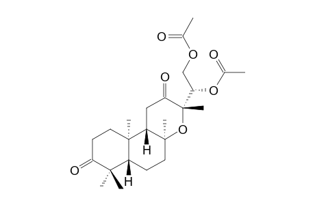 ENT-14(R),15-DIACETOXY-8-ALPHA,13(R)-EPOXYLABDA-3,12-DIONE