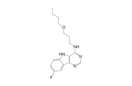 N-(3-butoxypropyl)-8-fluoro-5H-pyrimido[5,4-b]indol-4-amine