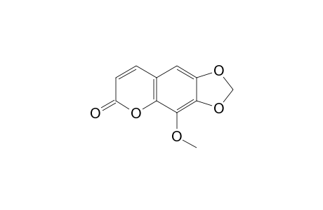 4-Methoxy-6H-[1,3]dioxolo[4,5-g]chromen-6-one