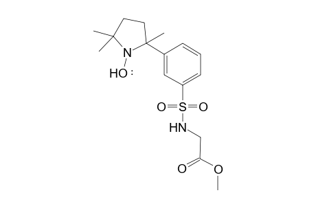 [3-(1-Oxyl-2,5,5-trimethylpyrrolidin-2-yl)benzenesulfonamidyl]acetic acid methyl ester radical
