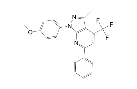 1H-pyrazolo[3,4-b]pyridine, 1-(4-methoxyphenyl)-3-methyl-6-phenyl-4-(trifluoromethyl)-