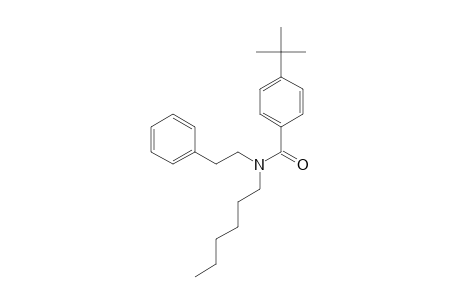 Benzamide, 4-(tert-butyl)-N-(2-phenylethyl)-N-hexyl-