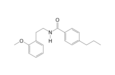 N-[2-(2-Methoxyphenyl)ethyl]-4-propylbenzamide