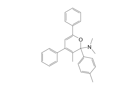 2-Dimethylamino-3-methyl-2-(4-methylphenyl)-4,6-diphenyl-2H-pyrane