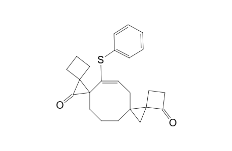 Tetraspiro[3.0.3.0.3.1.3.1]octadec-6-ene-13,18-dione, 6-(phenylthio)-