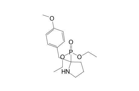 2-Diethoxyphosphoryl-2-p-anisyl-pyrrolidine