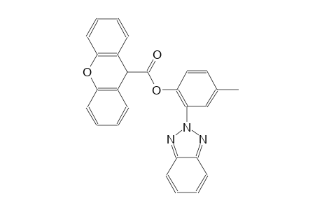 2-(2H-1,2,3-benzotriazol-2-yl)-4-methylphenyl 9H-xanthene-9-carboxylate