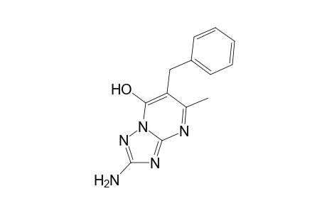 [1,2,4]Triazolo[1,5-a]pyrimidin-7-ol, 2-amino-5-methyl-6-(phenylmethyl)-