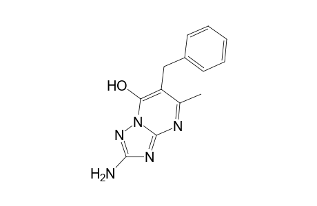 [1,2,4]Triazolo[1,5-a]pyrimidin-7-ol, 2-amino-5-methyl-6-(phenylmethyl)-