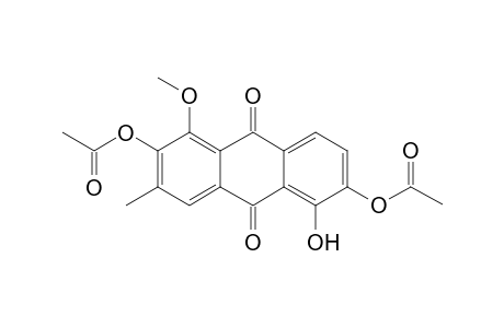 2,6-Diacetoxy-5-hydroxy-1-methoxy-3-methyl-9,10-anthraquinone