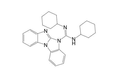 6-[(N-Cyclohexylimino-N'-cyclohexylamino)methyl]benzimidazo[1,2-a]benzimidazole