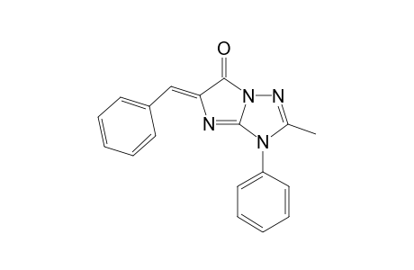 3,5-Dihydroxy-2-methy-3-phenyl-5-(phenylmethylene)-6H-imidazol[1,2-b]1,2,4-triazol-6-one