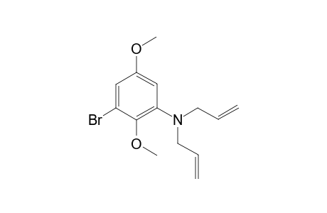 N,N-Diallyl-3-bromo-2,5-dimethoxyaniline