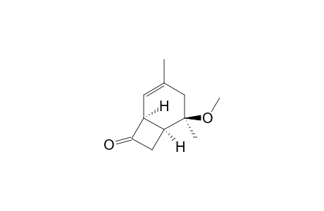 (1S,2R,6S)-2-methoxy-2,4-dimethyl-7-bicyclo[4.2.0]oct-4-enone