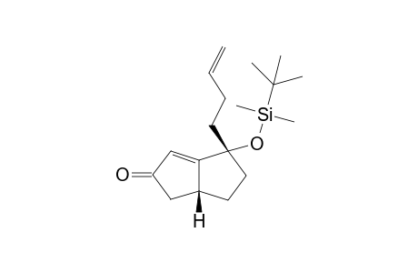 (5R,8R)-8-(But-3'-enyl)-8-[(t-butyl)(dimethylsilyloxy)bicyclo[3.3.0]oct-1-en-3-one