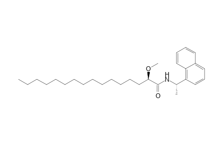 (2R)-2-methoxy-N-[(1S)-1-(1-naphthalenyl)ethyl]hexadecanamide