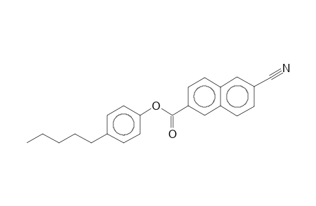 6-Cyanonaphthalene-2-carboxylic acid, 4-pentyl-phenyl ester