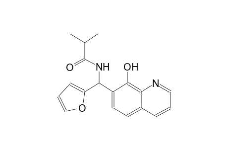 propanamide, N-[2-furanyl(8-hydroxy-7-quinolinyl)methyl]-2-methyl-