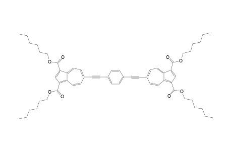 1,4-BIS-[1,3-BIS-(HEXYLOXYCARBONYL)-6-AZULENYLETHYNYL]-BENZENE