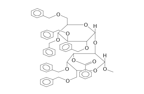 METHYL 3-O-BENZOYL-4,6-DI-O-BENZYL-2-O-(2,3,4,6-TETRA-O-BENZYL-ALPHA-D-GLUCOPYRANOSYL)-BETA-D-GALACTOPYRANOSIDE