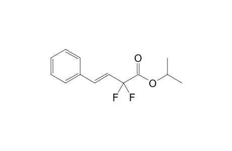 (E)-2,2-difluoro-4-phenyl-3-butenoic acid propan-2-yl ester