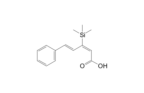 (2E,4E)-3-Trimethylsilyl-5-phenylpent-2,4-dienoic acid