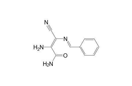 2-Amino-3-(benzylideneamino)-3-cyanoacrylamide