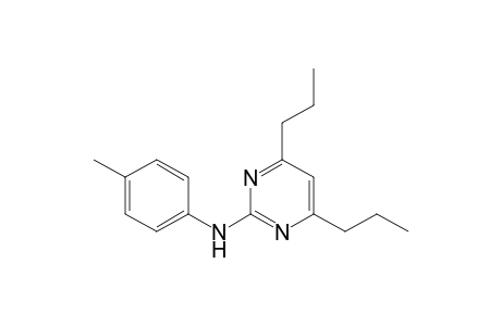 4,6-Dipropyl-2-(4-toluidino)pyrimidin-nitrate