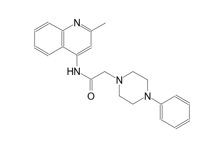 N-(2-methyl-4-quinolinyl)-2-(4-phenyl-1-piperazinyl)acetamide