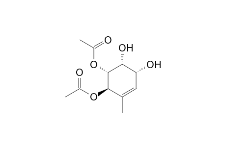 (1R,2R,3R,4R)-3,4-Dihydroxy-6-methylcyclohex-5-en-1,2-diyl diacetate