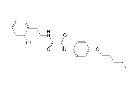 ethanediamide, N~1~-[2-(2-chlorophenyl)ethyl]-N~2~-[4-(pentyloxy)phenyl]-