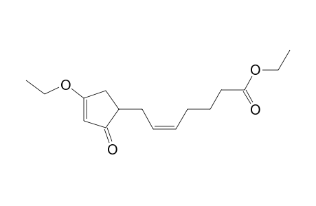 5-Heptenoic acid, 7-(4-ethoxy-2-oxo-3-cyclopenten-1-yl)-, ethyl ester, (Z)-