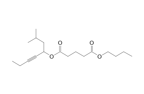 Glutaric acid, butyl 2-methyloct-5-yn-4-yl ester