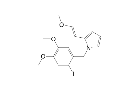 (E,Z) N-(2-iodo-4,5-dimethoxybenzyl)-2-(2-methoxyvinyl)-1H-pyrrole