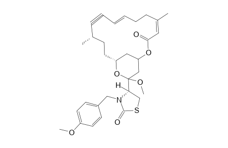 N-p-Methoxybenzyl-17-methoxy-8-yn-latrunculin A